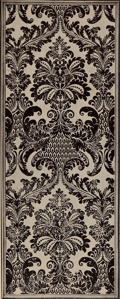 An illustration from Wall-papers old and new : exclusive designs, 1900, leaf 42