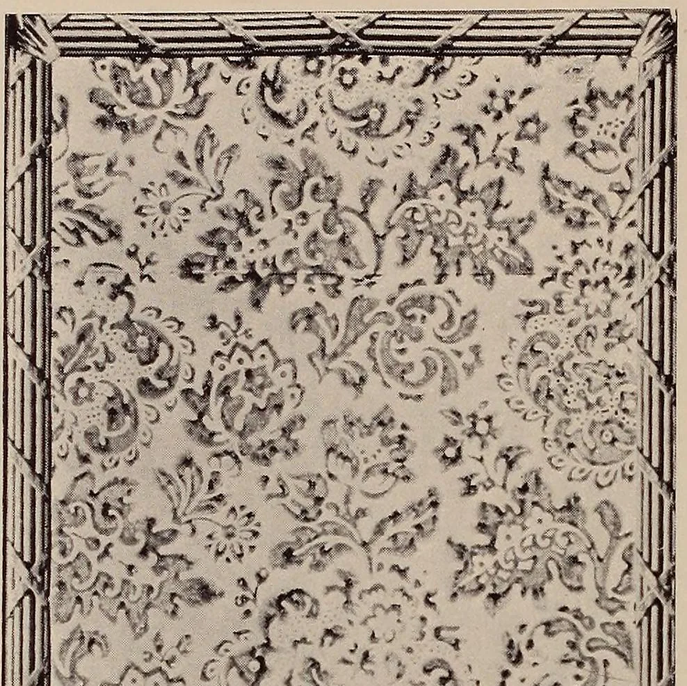 An illustration from Wall-papers old and new : exclusive designs, 1900, leaf 43