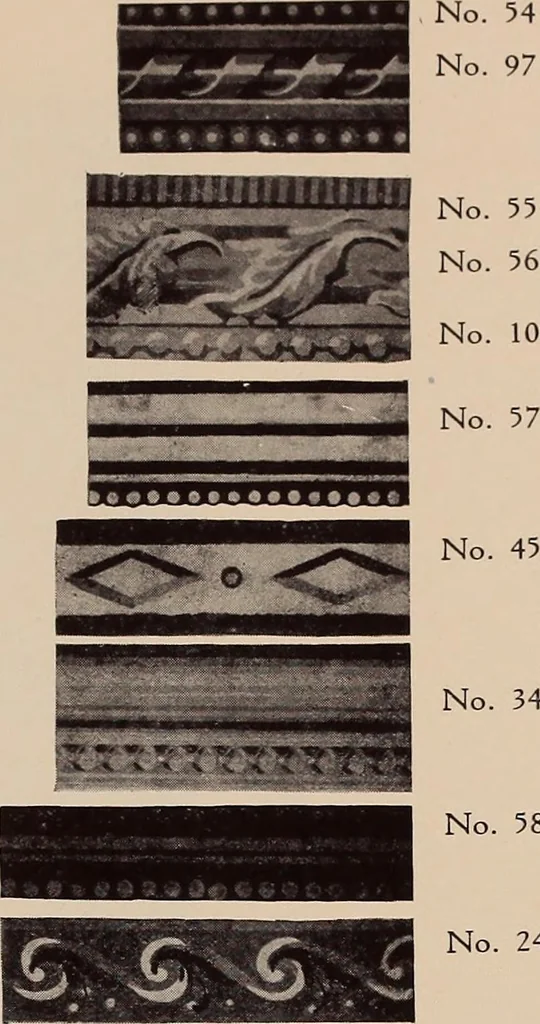 An illustration from Wall-papers old and new : exclusive designs, 1900, leaf 50