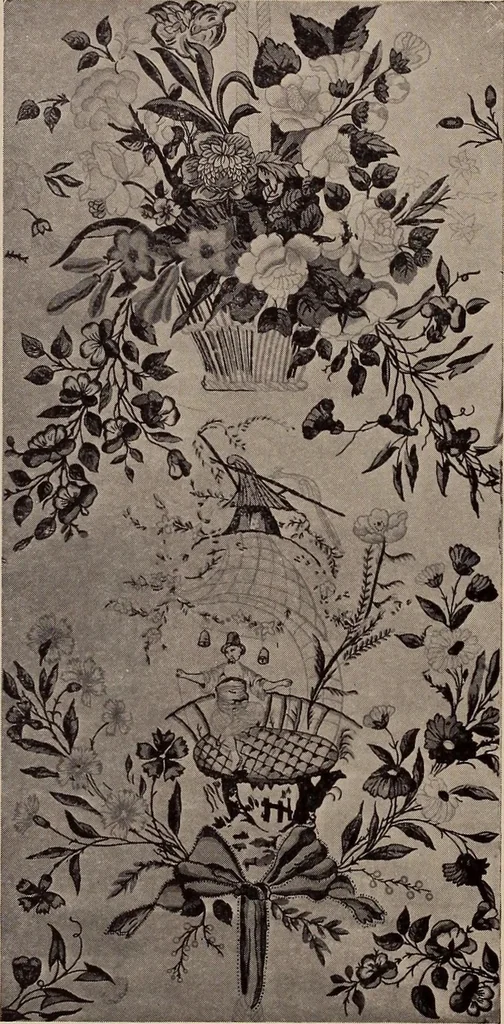 An illustration from Wall-papers old and new : exclusive designs, 1900, leaf 51