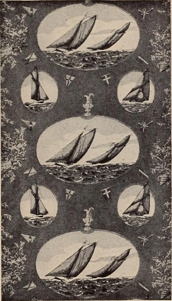 An illustration from Wall-papers old and new : exclusive designs, 1900, leaf 60