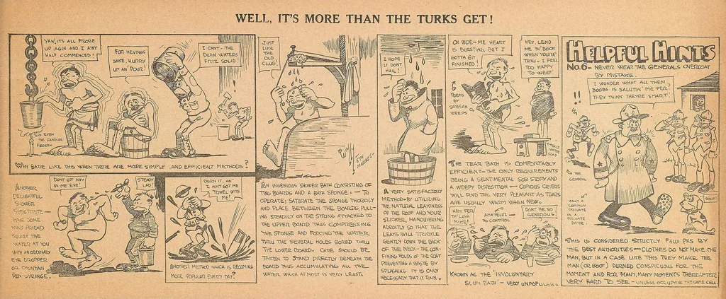 An illustration from Wally : his cartoons of the A.E.F., 1919, leaf 11