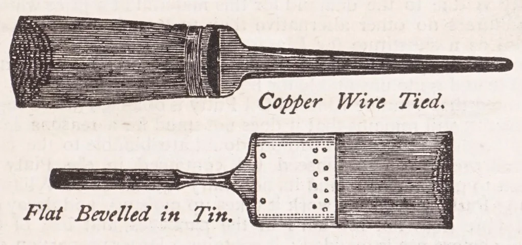 An illustration from Walter Carson & Sons, manufacturers of the original anti-corrosion paint, non-poisonous liquid paint, colours, varnishes, Japans, &c., &c. : for home trade and export, 1902, leaf 35