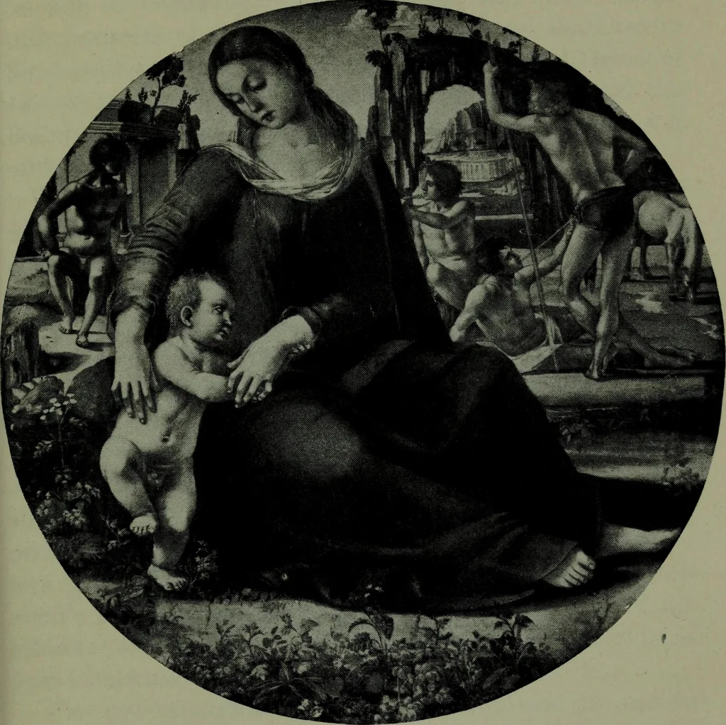 An illustration from A wanderer in Florence : with thirty-eight reproductions from paintings and sculputre, 1922, leaf 144