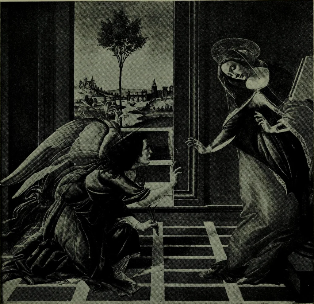 An illustration from A wanderer in Florence : with thirty-eight reproductions from paintings and sculputre, 1922, leaf 168