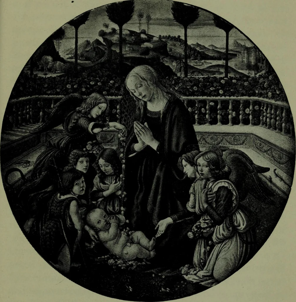 An illustration from A wanderer in Florence : with thirty-eight reproductions from paintings and sculputre, 1922, leaf 424