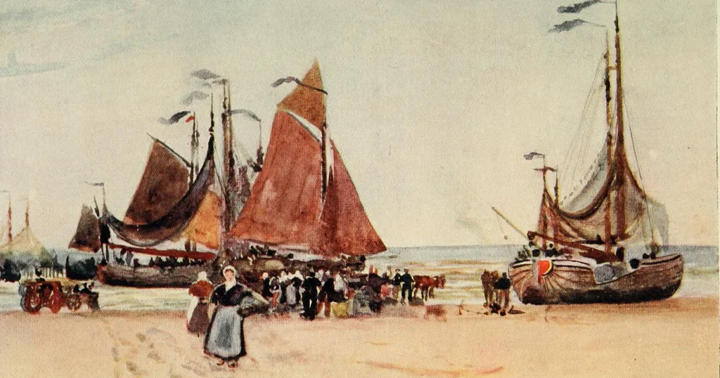 An illustration from A wanderer in Holland, 1905, leaf 148