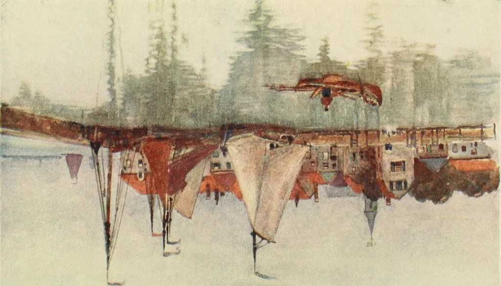 An illustration from A wanderer in Holland, 1905, leaf 292