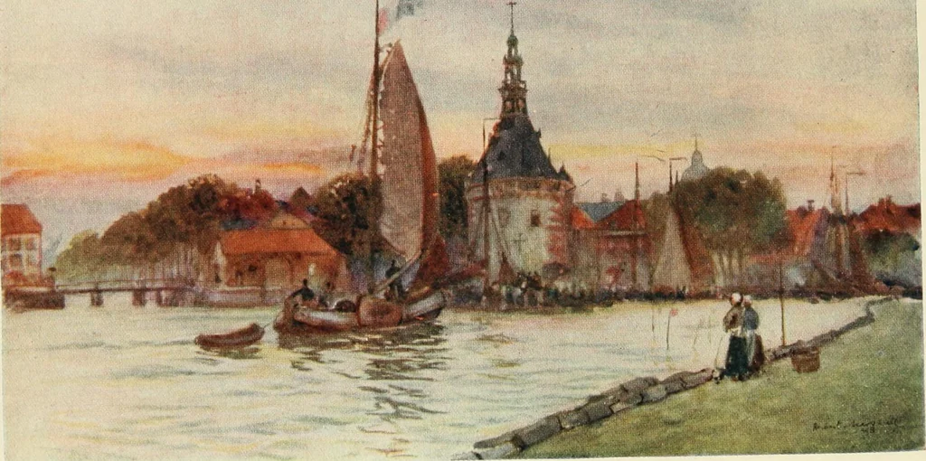 An illustration from A wanderer in Holland, 1905, leaf 308