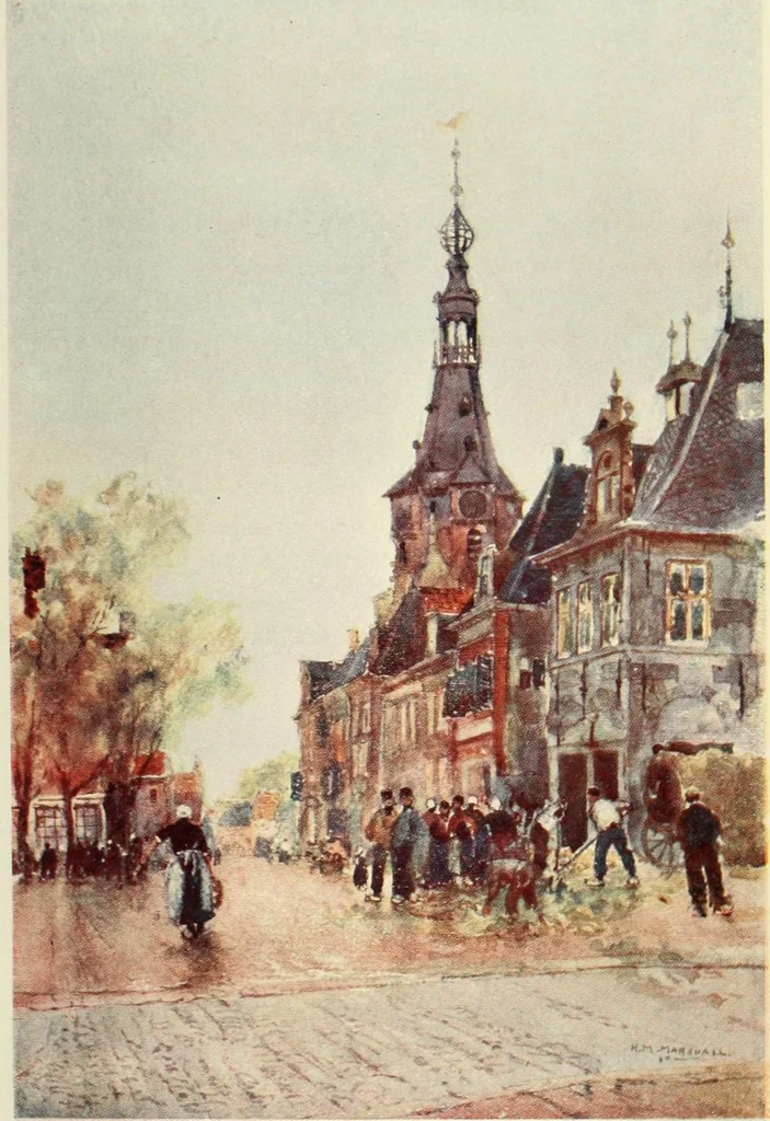 An illustration from A wanderer in Holland, 1905, leaf 316