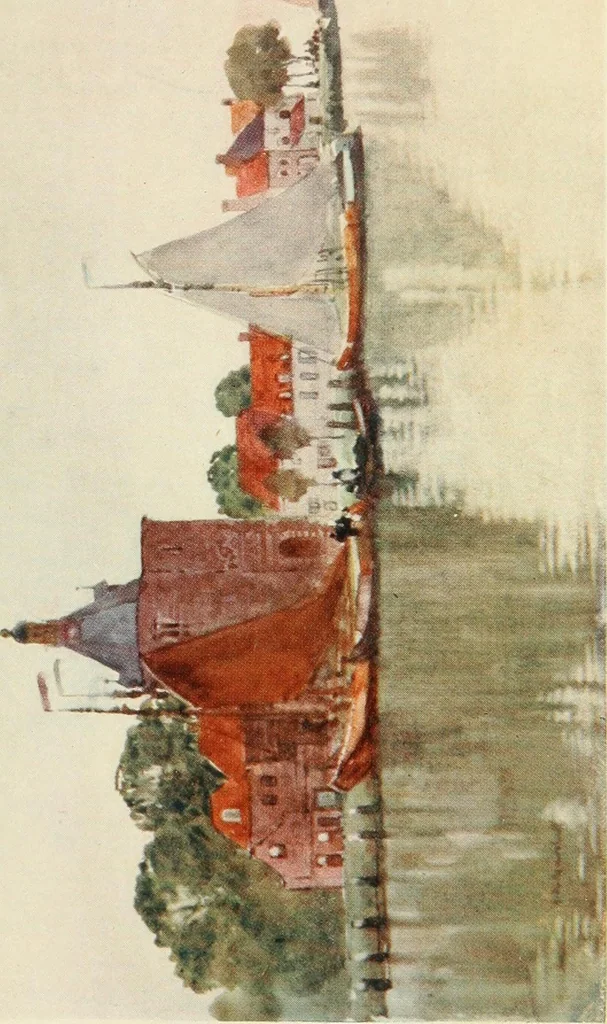 An illustration from A wanderer in Holland, 1905, leaf 324