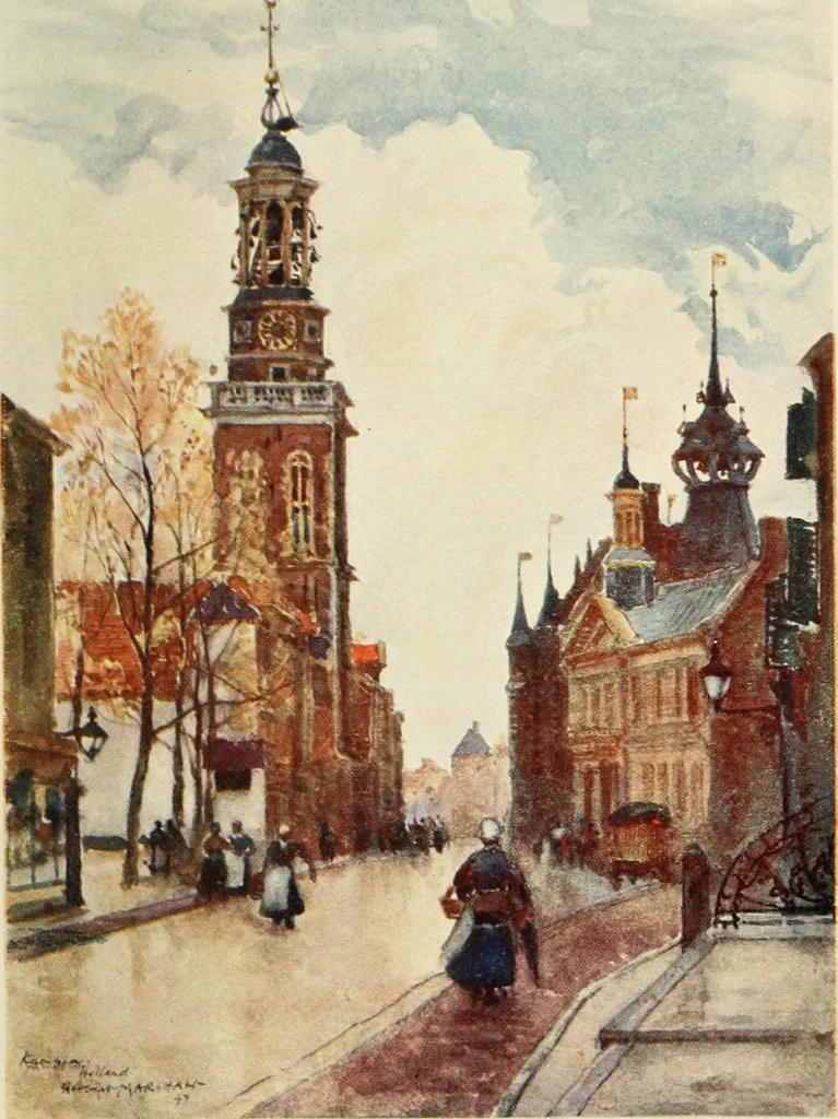 An illustration from A wanderer in Holland, 1905, leaf 364