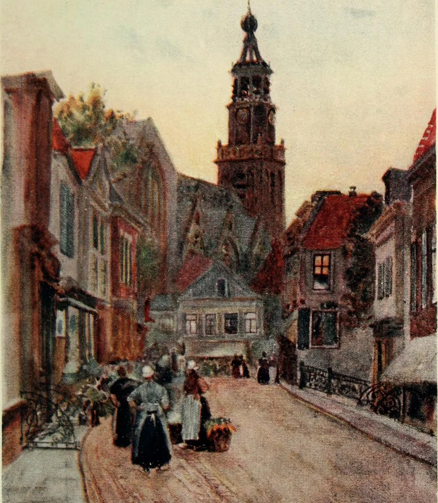 An illustration from A wanderer in Holland, 1905, leaf 44