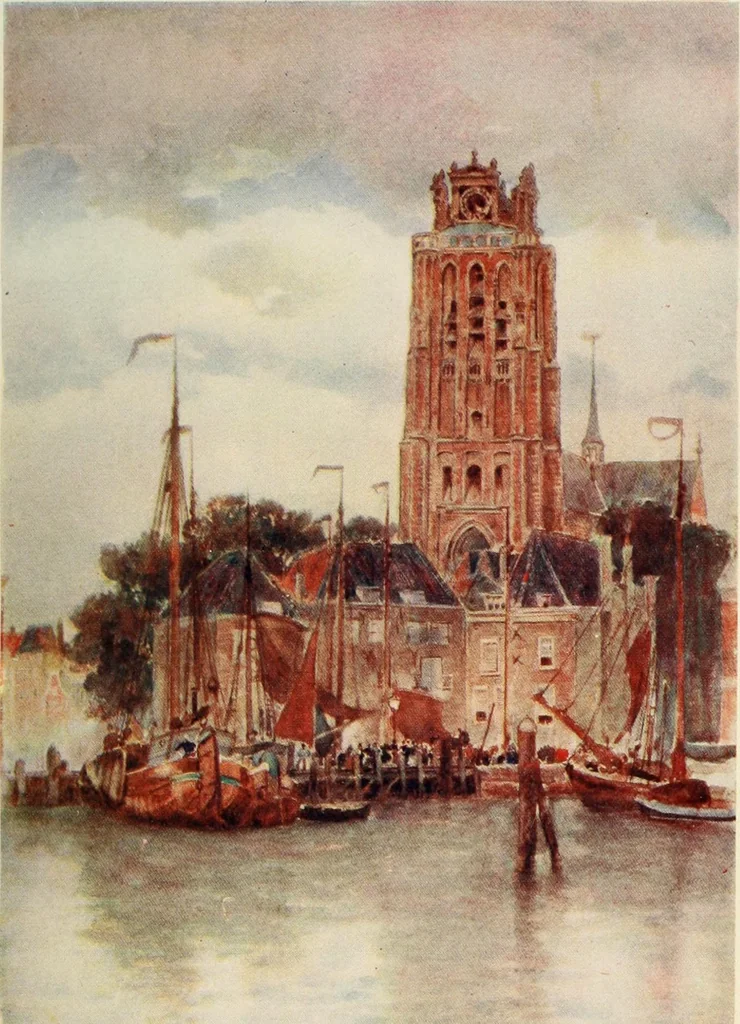An illustration from A wanderer in Holland, 1905, leaf 72