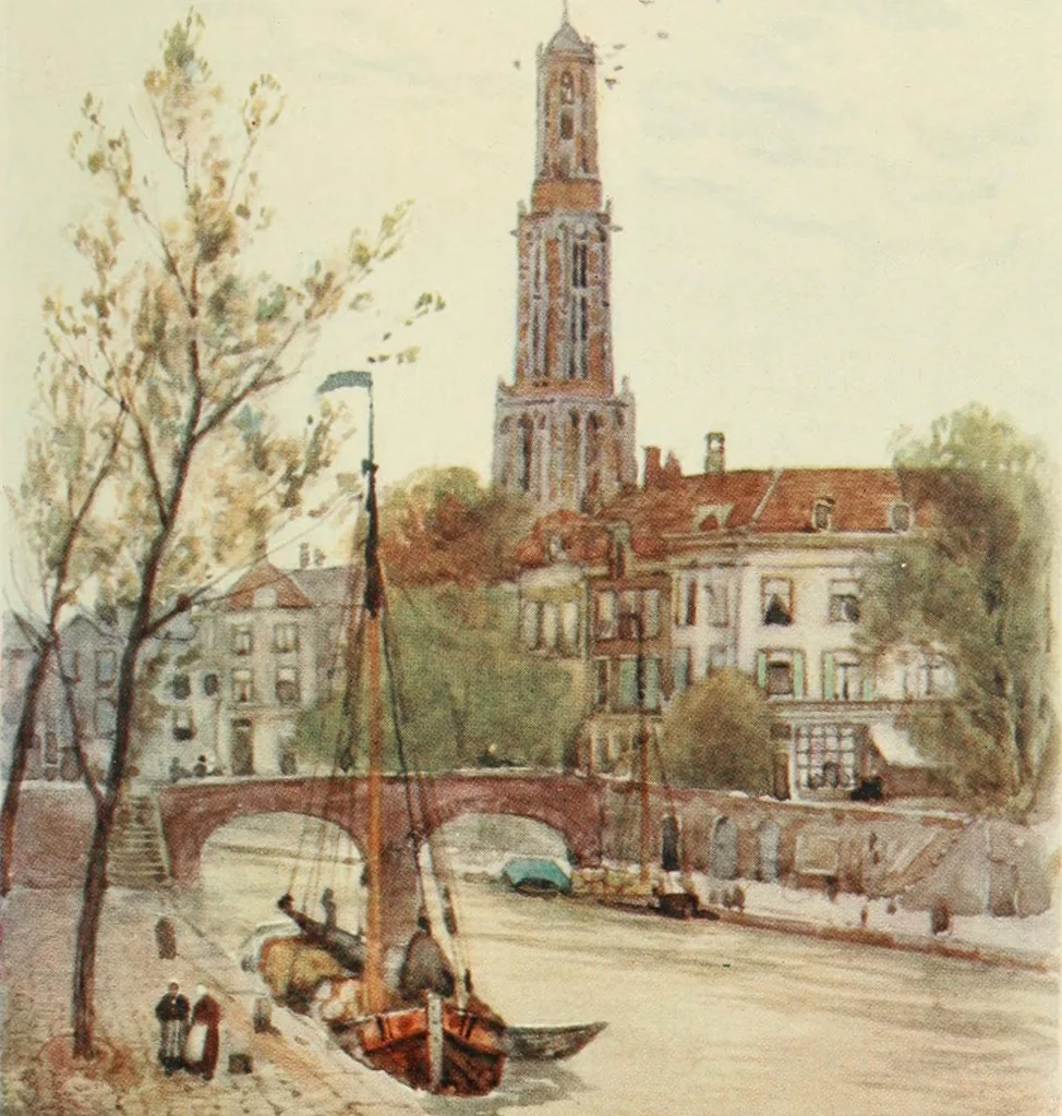An illustration from A wanderer in Holland, 1905, leaf 84