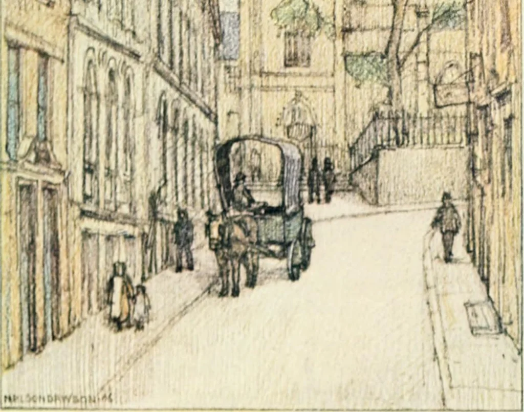 An illustration from A wanderer in London, 1906, leaf 252