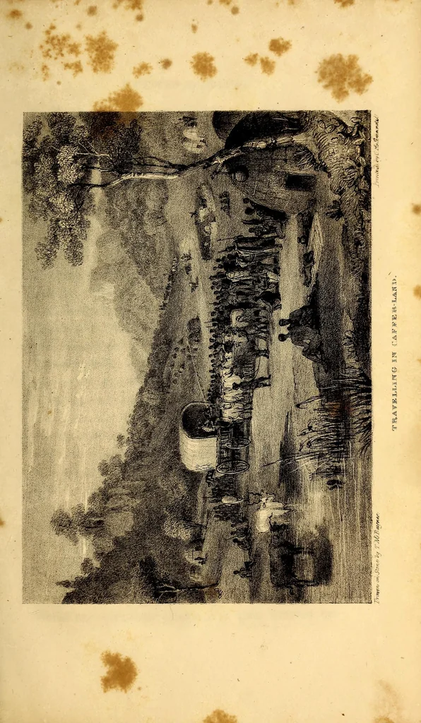 An illustration from Wanderings and adventures in the interior of southern Africa, 1835, leaf 277