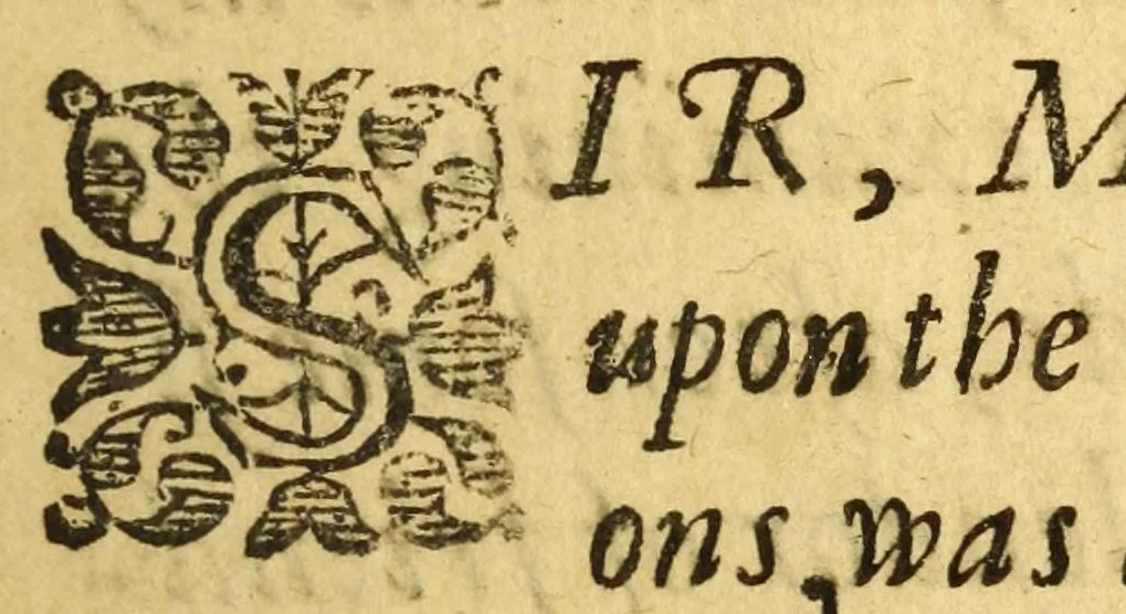 An illustration from The wandring lover : a tragy-comedie : being acted severall times privately at sundry places by the author and his friends with great applause, 1658, leaf 9