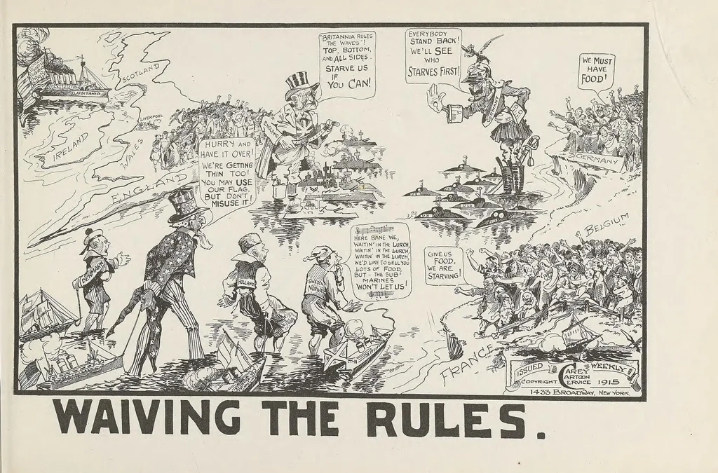 An illustration from War, 52 Carey cartoons, 1915, leaf 53