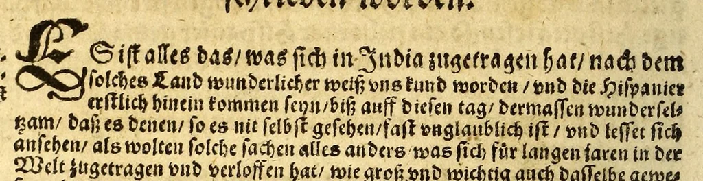 An illustration from Warhafftiger vnd gründtlicher Bericht der Hispanier grewlichen, vnd abschewlichen Tyranney, von jhnen in den West Indien, so die Neuwe Welt genennet wirt, begangen., 1599, leaf 20