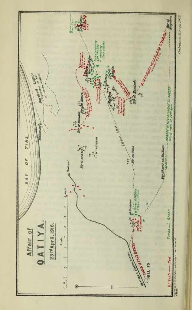 An illustration from The war in the air; being the story of the part played in the Great War by the Royal Air Force, 1922, leaf 224