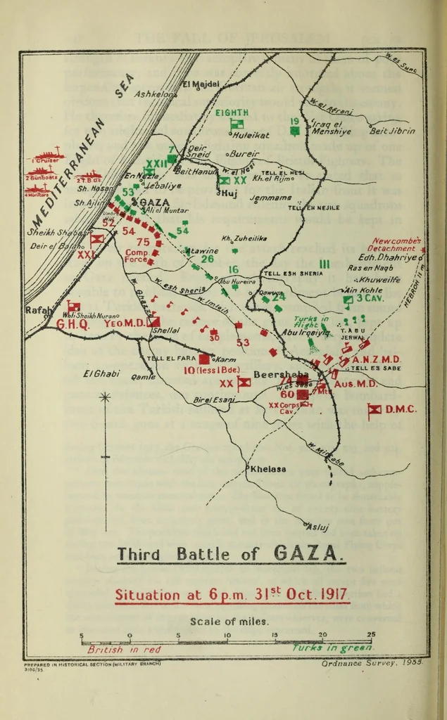 An illustration from The war in the air; being the story of the part played in the Great War by the Royal Air Force, 1922, leaf 292