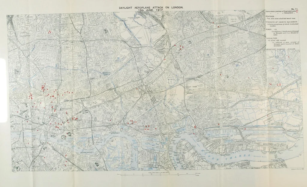 An illustration from The war in the air; being the story of the part played in the Great War by the Royal Air Force, 1922, leaf 56