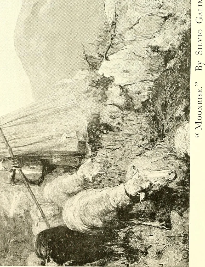 An illustration from Warings' exhibition of Italian art 1909 : furniture, bronzes, tapestries, embroideries, marbles, lace, academy pictures, 1909, leaf 17