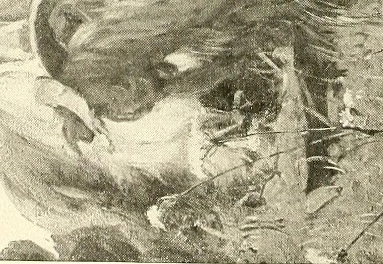 An illustration from Warings' exhibition of Italian art 1909 : furniture, bronzes, tapestries, embroideries, marbles, lace, academy pictures, 1909, leaf 21