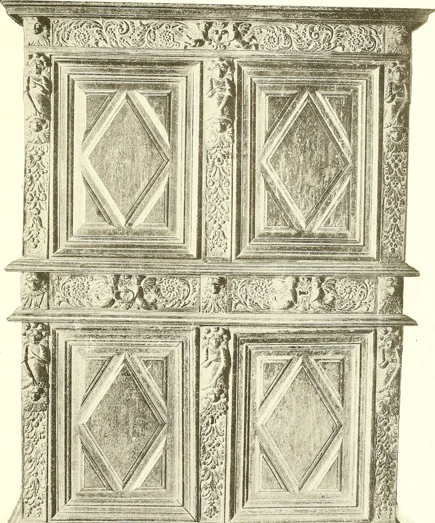 An illustration from Warings' exhibition of Italian art 1909 : furniture, bronzes, tapestries, embroideries, marbles, lace, academy pictures, 1909, leaf 42