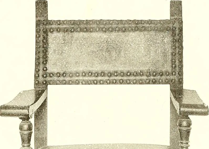 An illustration from Warings' exhibition of Italian art 1909 : furniture, bronzes, tapestries, embroideries, marbles, lace, academy pictures, 1909, leaf 44