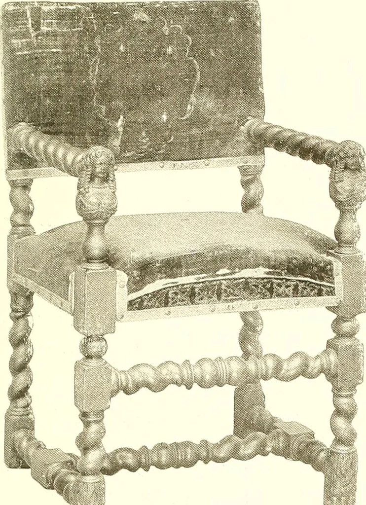 An illustration from Warings' exhibition of Italian art 1909 : furniture, bronzes, tapestries, embroideries, marbles, lace, academy pictures, 1909, leaf 48