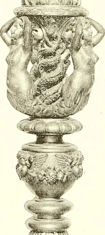 An illustration from Warings' exhibition of Italian art 1909 : furniture, bronzes, tapestries, embroideries, marbles, lace, academy pictures, 1909, leaf 54