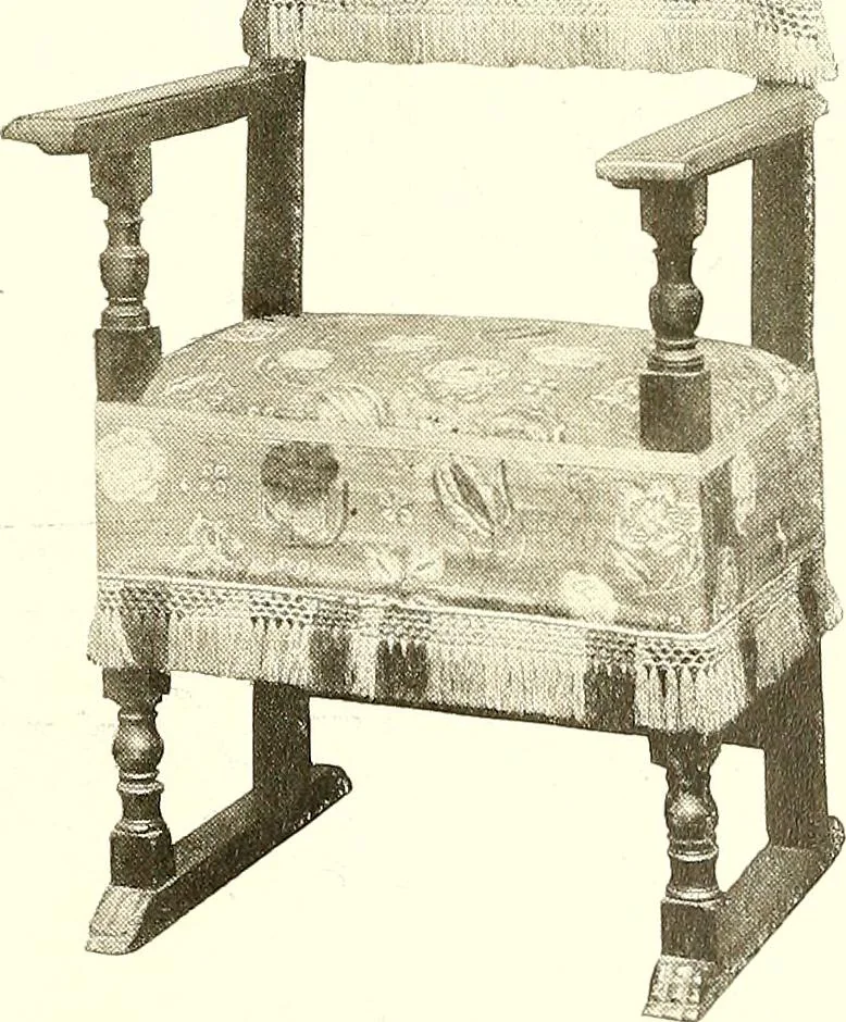 An illustration from Warings' exhibition of Italian art 1909 : furniture, bronzes, tapestries, embroideries, marbles, lace, academy pictures, 1909, leaf 60