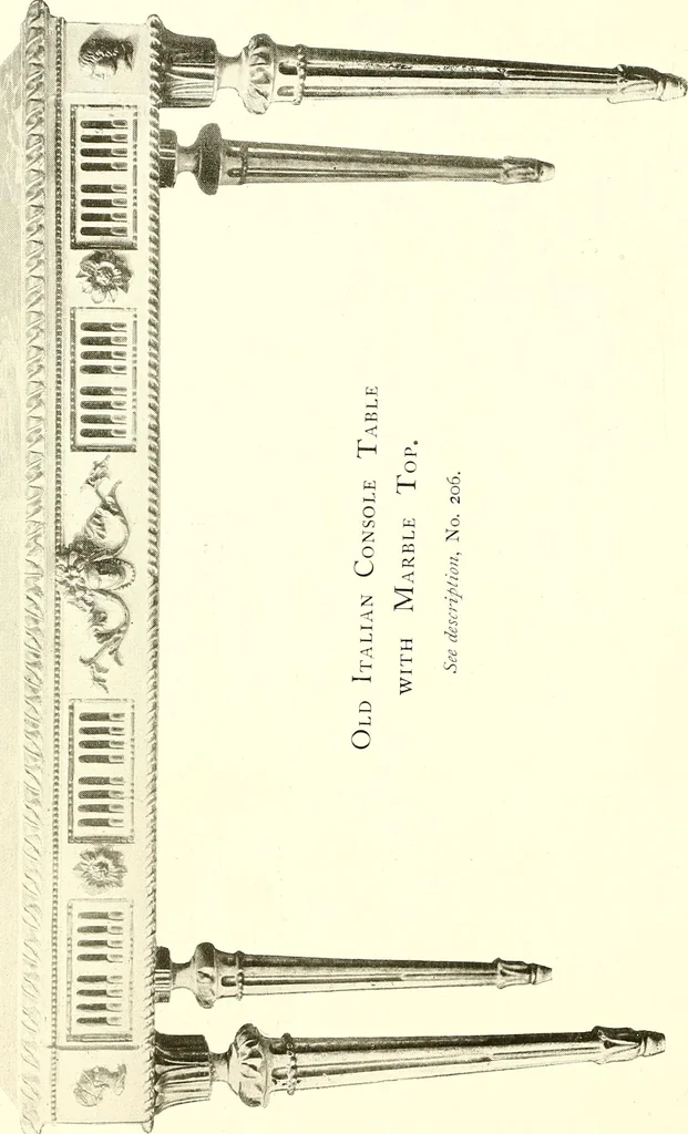 An illustration from Warings' exhibition of Italian art 1909 : furniture, bronzes, tapestries, embroideries, marbles, lace, academy pictures, 1909, leaf 61