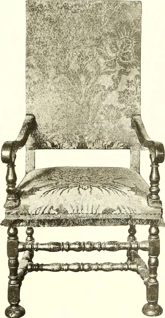 An illustration from Warings' exhibition of Italian art 1909 : furniture, bronzes, tapestries, embroideries, marbles, lace, academy pictures, 1909, leaf 62