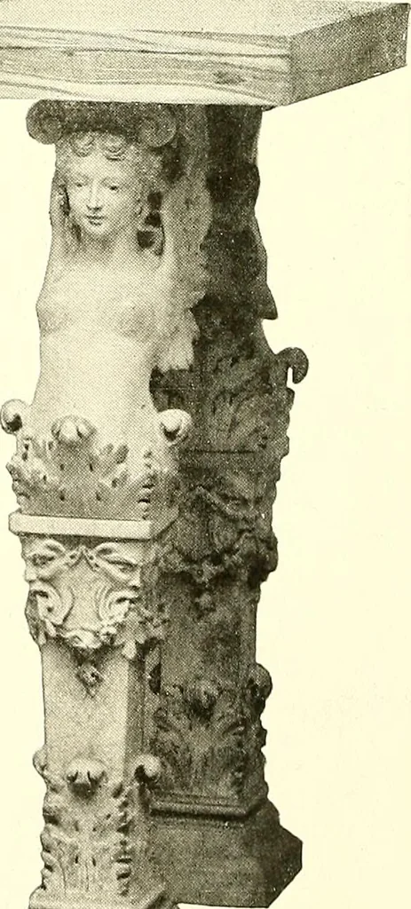 An illustration from Warings' exhibition of Italian art 1909 : furniture, bronzes, tapestries, embroideries, marbles, lace, academy pictures, 1909, leaf 69