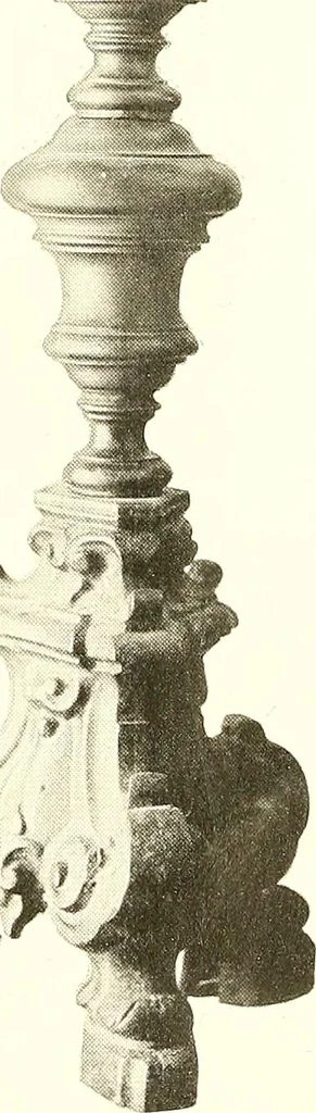 An illustration from Warings' exhibition of Italian art 1909 : furniture, bronzes, tapestries, embroideries, marbles, lace, academy pictures, 1909, leaf 76
