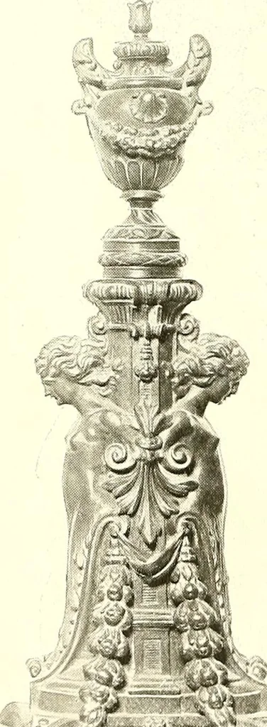 An illustration from Warings' exhibition of Italian art 1909 : furniture, bronzes, tapestries, embroideries, marbles, lace, academy pictures, 1909, leaf 81