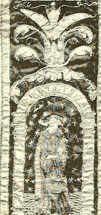 An illustration from Warings' exhibition of Italian art 1909 : furniture, bronzes, tapestries, embroideries, marbles, lace, academy pictures, 1909, leaf 90