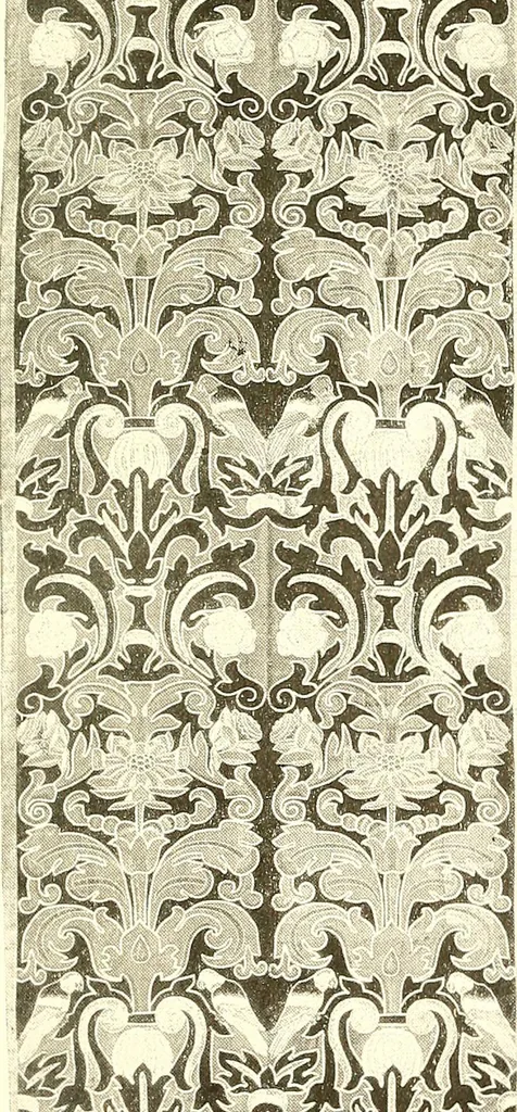 An illustration from Warings' exhibition of Italian art 1909 : furniture, bronzes, tapestries, embroideries, marbles, lace, academy pictures, 1909, leaf 92