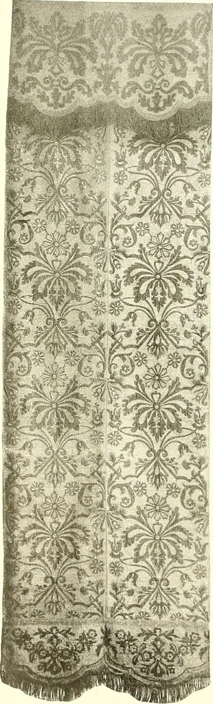 An illustration from Warings' exhibition of Italian art 1909 : furniture, bronzes, tapestries, embroideries, marbles, lace, academy pictures, 1909, leaf 93