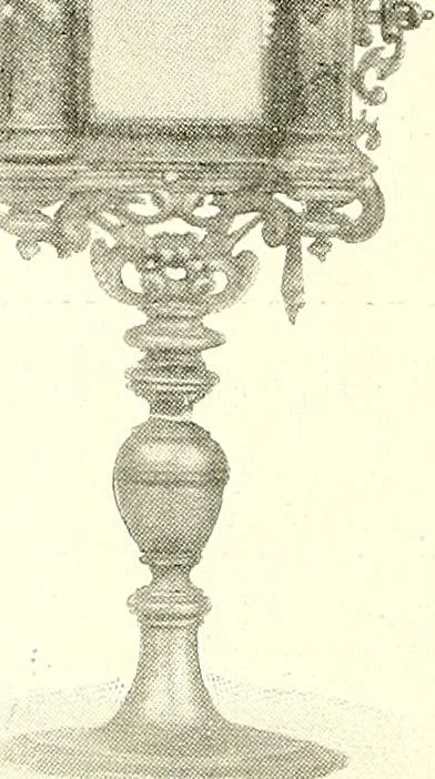 An illustration from Warings' exhibition of Italian art 1909 : furniture, bronzes, tapestries, embroideries, marbles, lace, academy pictures, 1909, leaf 93
