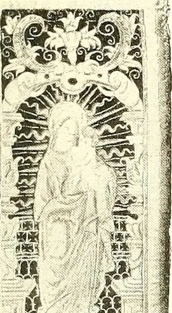 An illustration from Warings' exhibition of Italian art 1909 : furniture, bronzes, tapestries, embroideries, marbles, lace, academy pictures, 1909, leaf 94