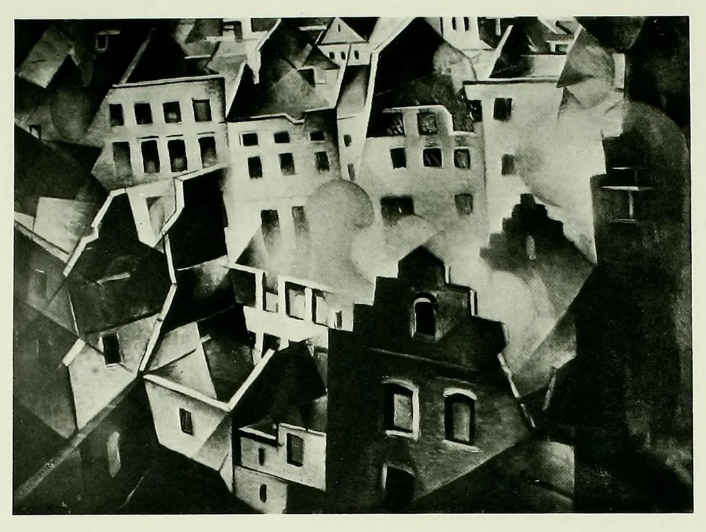 An illustration from War paintings & drawings by British artists, exhibited under the auspices of the Ministry of information, London;, 1919, leaf 135
