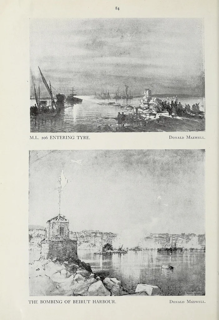 An illustration from War pictures, issued by authority of the Imperial War Museum, 1919, leaf 116