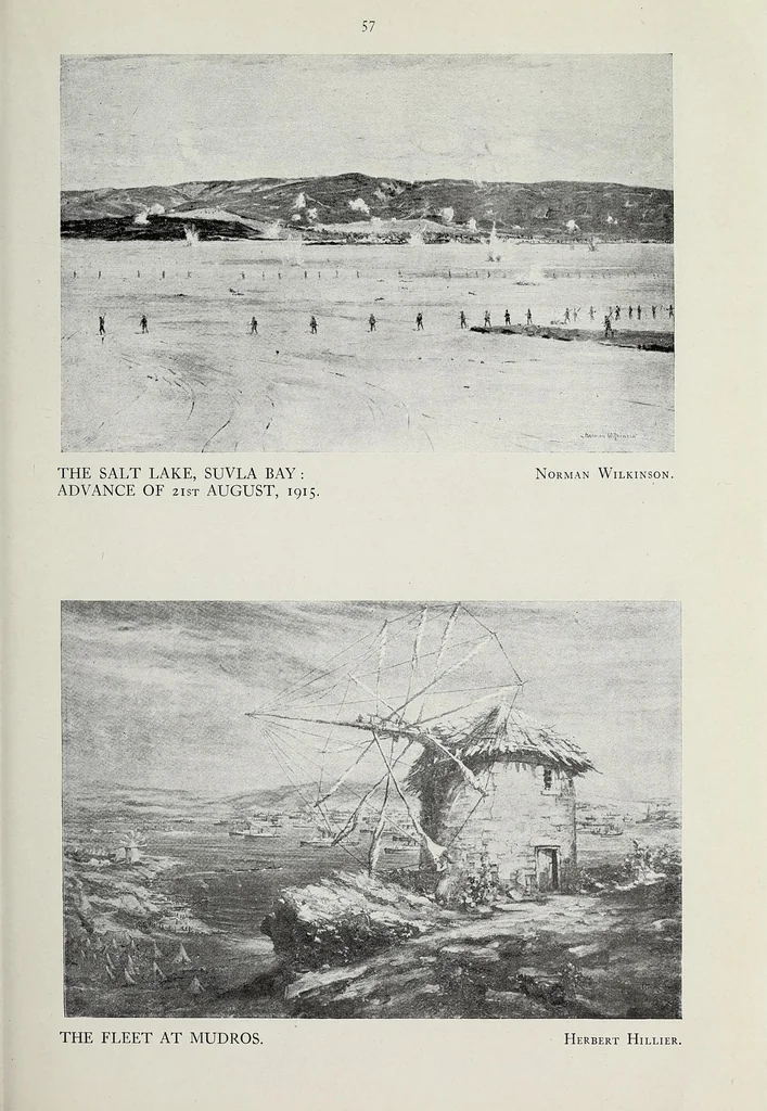 An illustration from War pictures, issued by authority of the Imperial War Museum, 1919, leaf 89