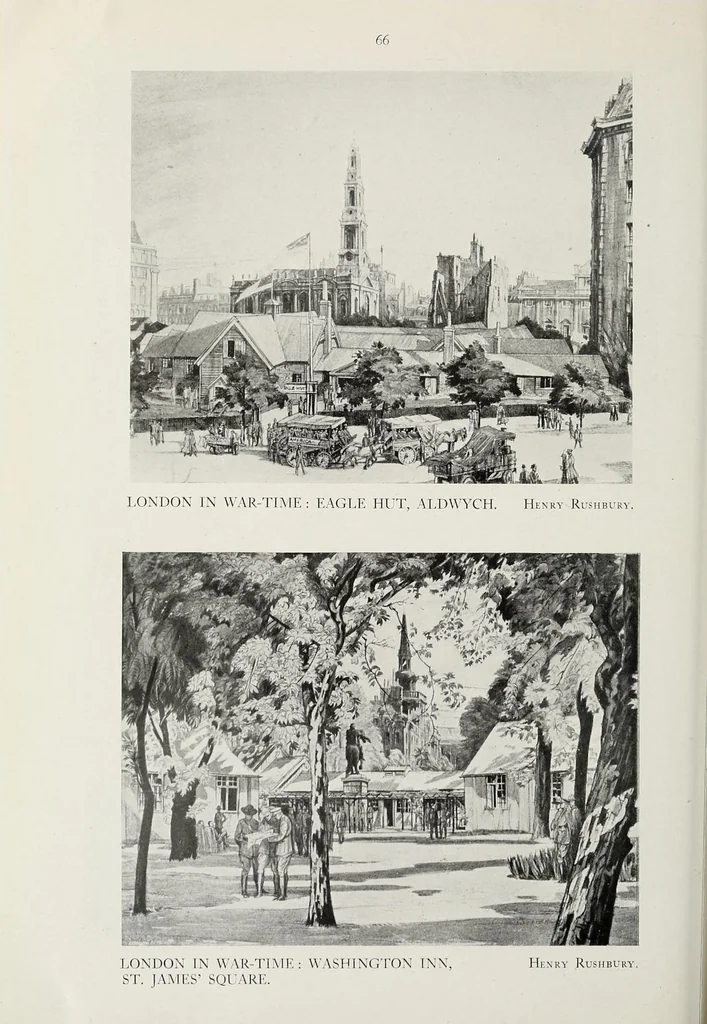 An illustration from War pictures, issued by authority of the Imperial War Museum, 1919, leaf 98