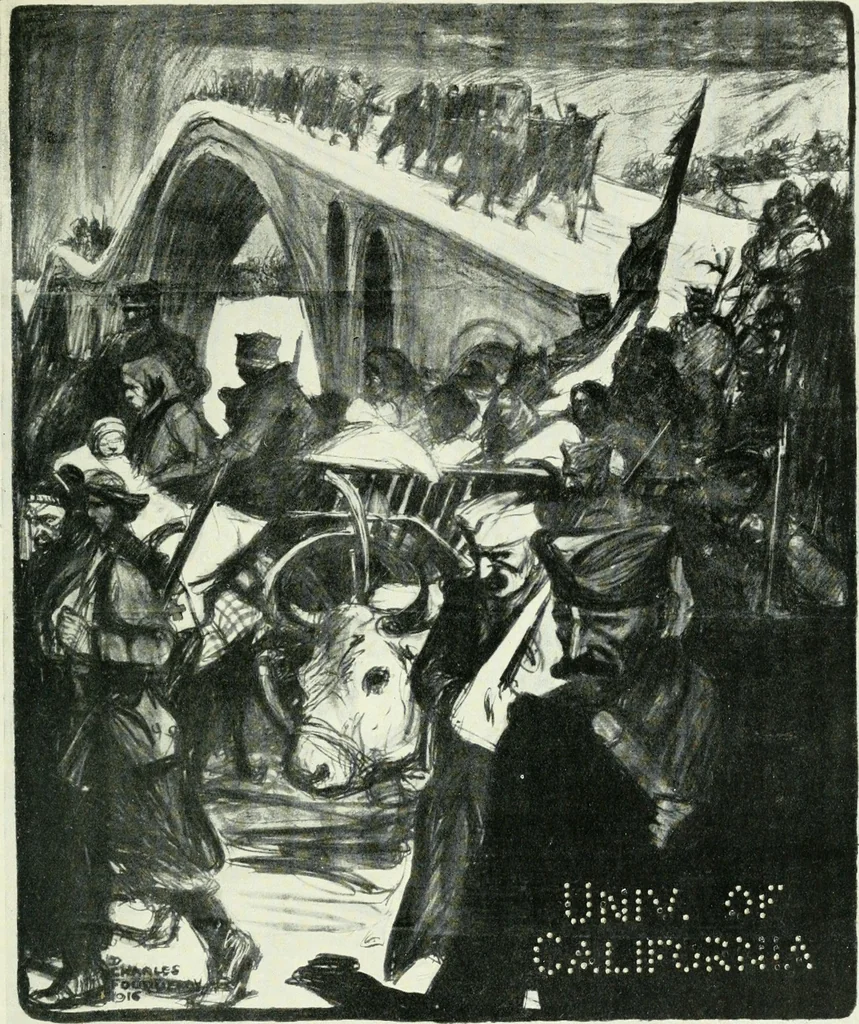 An illustration from War posters issued by belligerent and neutral nations 1914-1919;, 1920, leaf 124