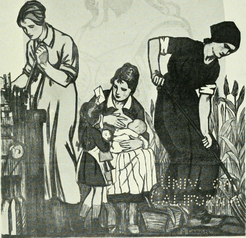 An illustration from War posters issued by belligerent and neutral nations 1914-1919;, 1920, leaf 128